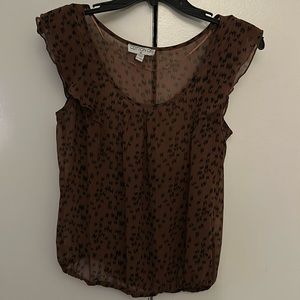 XS Cotton On Sheer Blouse | Cap Sleeve